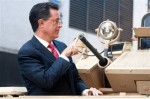 Stephen Colbert rides an Army ASV while taping an episode of the Colbert Report Stephen Colbert rides an Army ASV while taping an episode of the Colbert Report