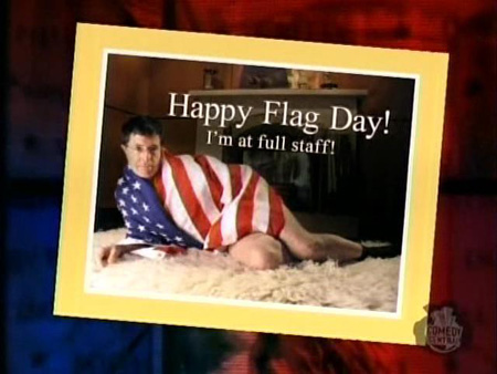 Stephen Colbert says \'Happy Flag Day!\' Stephen Colbert says \'Happy Flag Day!\'