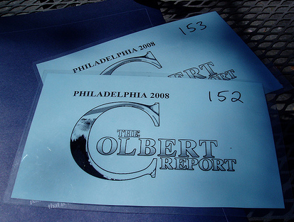 Colbert Report tickets Picture of Flickr user timailius