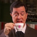 Stephen Colbert mocking the English