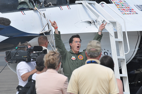 Celebrating a successful flight and a happy landing Celebrating a successful flight and a happy landing