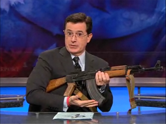Stephen Colbert - November 19 2009 - AK 47 Stephen Colbert - November 19 2009 - AK 47