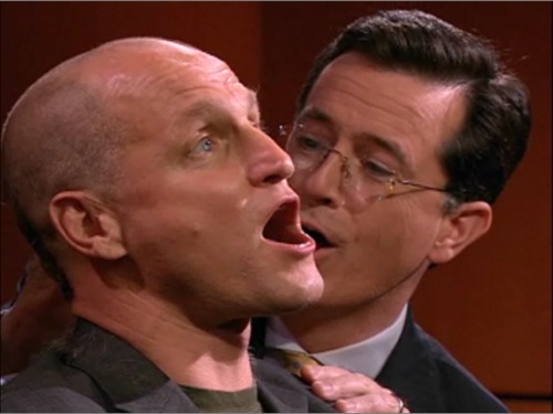 Stephen Colbert - Woody Harrelson - November 12, 2009 Stephen Colbert - Woody Harrelson - November 12, 2009